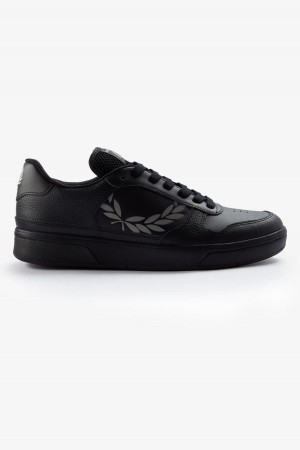 Fred Perry B300 Sko Herre Svarte | NOCIF57308