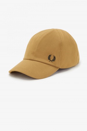 Fred Perry Classic Piqué Cap Accessories Mørke Svarte | FNOUI40599