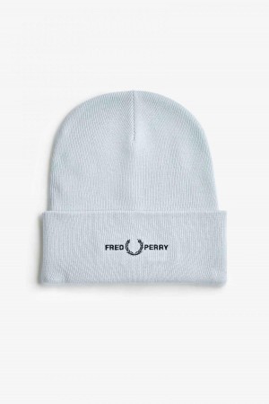 Fred Perry Grafiske Beanie Accessories Lyse Svarte | YNOVQ99025