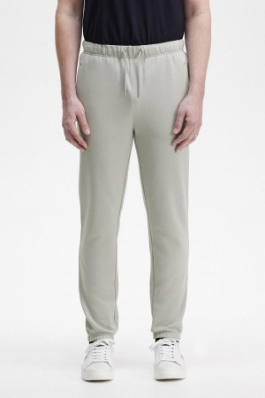 Fred Perry Loopback Sweatpants Bukser Herre Limestone | NOZDE98740