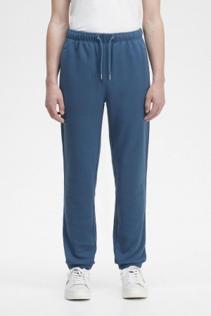 Fred Perry Loopback Sweatpants Treningsdress Herre Blå | BNOSD62044