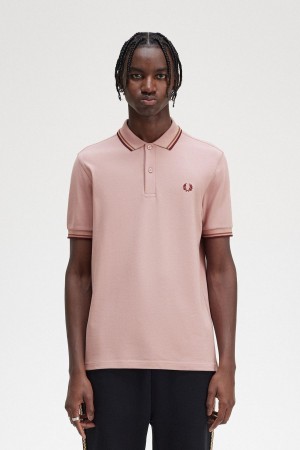 Fred Perry M3600 Polo T Skjorte Herre Rosa Rosa | NOQCS97325