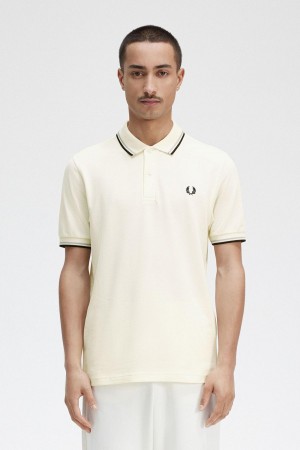 Fred Perry M3600 Polo T Skjorte Herre Svarte | NOJZR70561