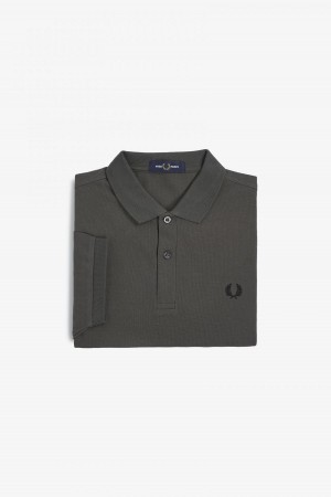 Fred Perry M6000 Fred Perry Shirt Herre Grønn Svarte | MNOFT99259