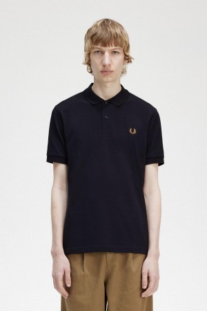 Fred Perry M6000 Polo T Skjorte Herre Marineblå Mørke | TNOPQ89143