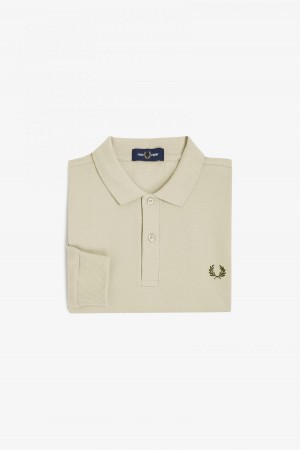 Fred Perry M6006 Fred Perry Shirt Herre Grønn | NODFL79649