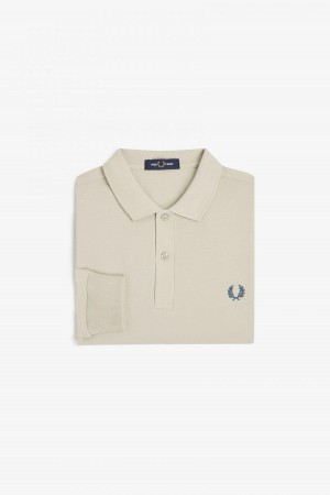 Fred Perry M6006 Fred Perry Shirt Herre Lyse | NONZX38700