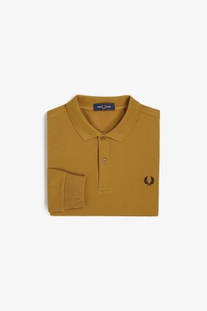 Fred Perry M6006 Fred Perry Shirt Herre Mørke Svarte | TNOWZ63155