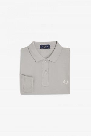 Fred Perry M6006 Fred Perry Shirt Herre Limestone | LNOTR26006