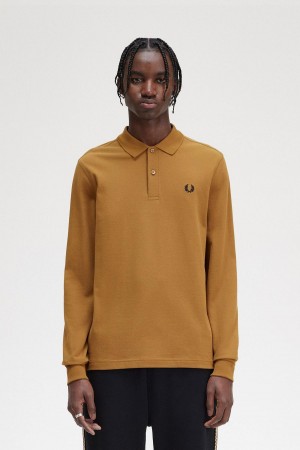 Fred Perry M6006 Polo T Skjorte Herre Mørke Svarte | NOZPD30144