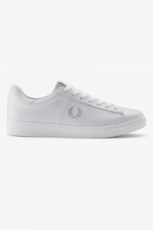 Fred Perry Spencer Sko Herre Hvite | PNOER25336