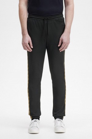 Fred Perry Taped Track Pants Bukser Herre Svarte | QNOWA43191