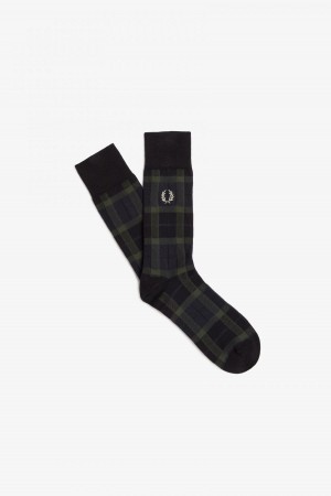 Fred Perry Tartan Sokker Accessories Grønn Lyse | NOEGJ55251