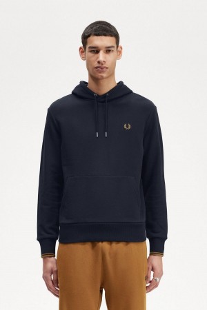 Fred Perry Tipped Hette Gensere Herre Marineblå Mørke | BNOSO48479