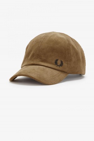 Fred Perry Waffle Cord Cap Accessories Svarte | NOCVG55706