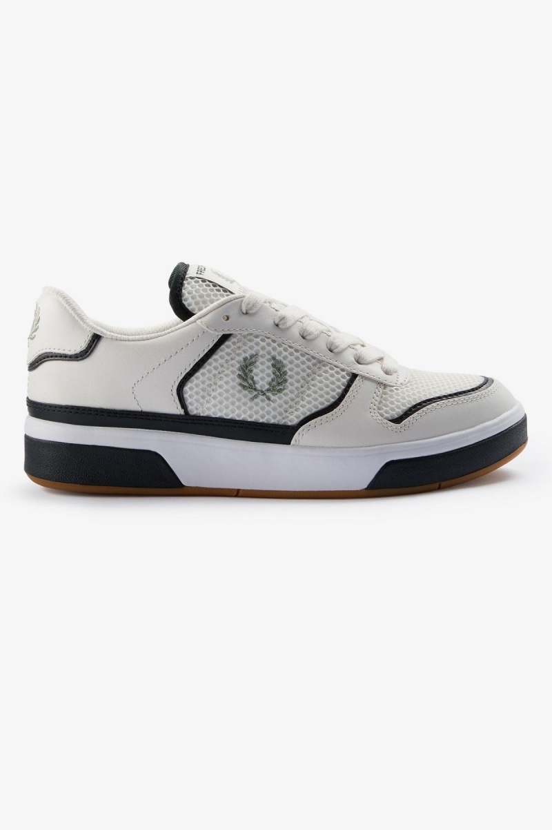 Fred Perry B300 Sko Herre Hvite | NOXMI84466