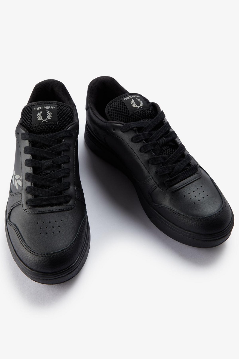 Fred Perry B300 Sko Herre Svarte | NOCIF57308