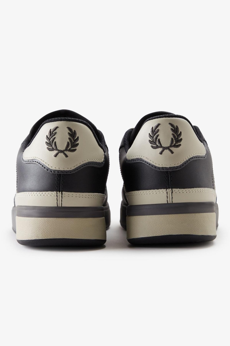 Fred Perry B300 Sko Herre Svarte | ZNONQ21378