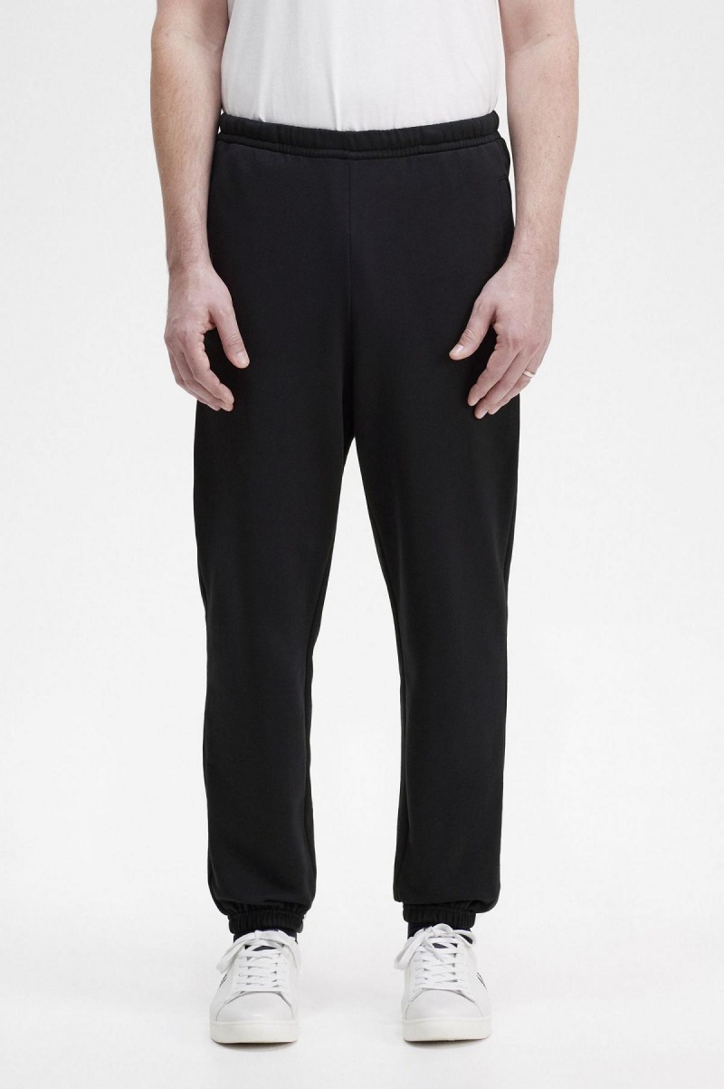 Fred Perry Badge Detail Track Pants Bukser Herre Svarte | NOQAV32528