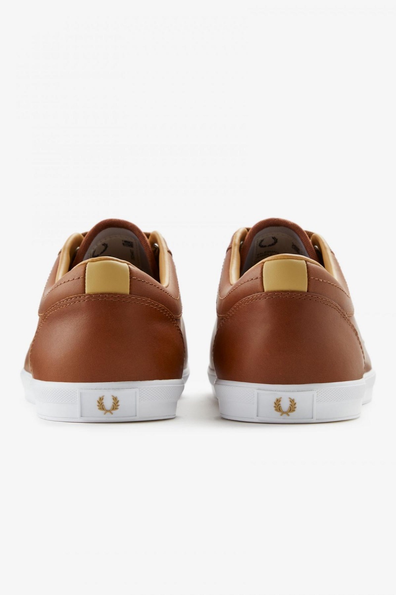 Fred Perry Baseline Sko Herre Tan | NONEJ10988