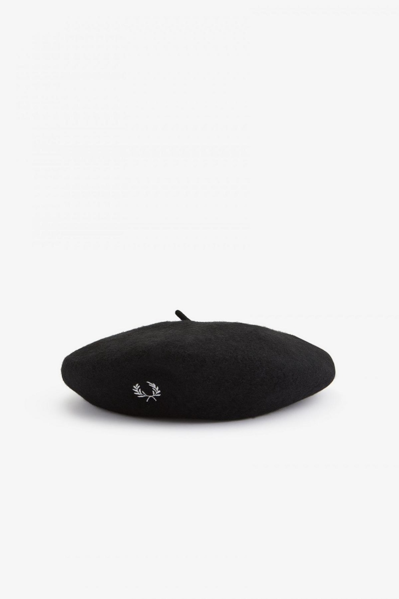 Fred Perry Beret Hatt Accessories Svarte | MNOHR76806