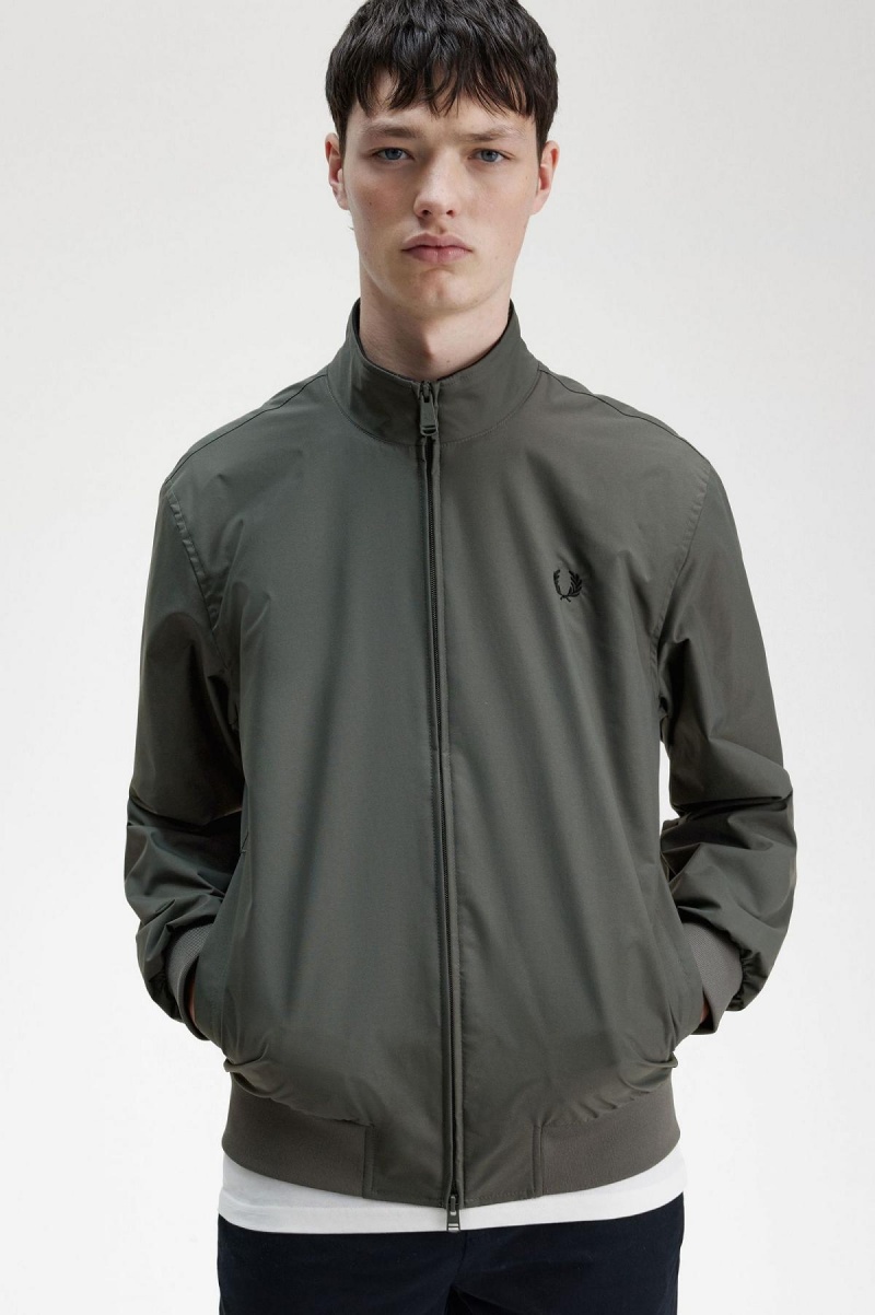 Fred Perry Brentham Frakker Herre Grønn | ENOVG45054