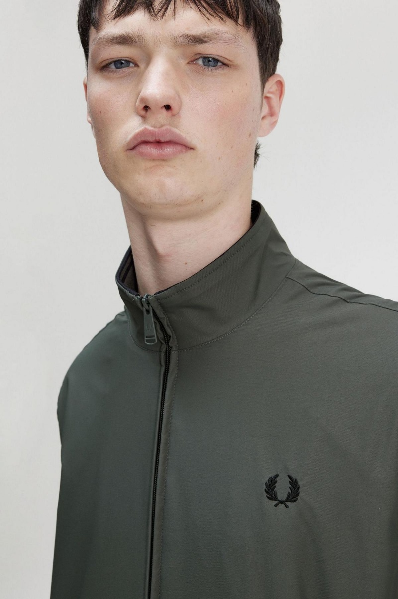 Fred Perry Brentham Frakker Herre Grønn | ENOVG45054