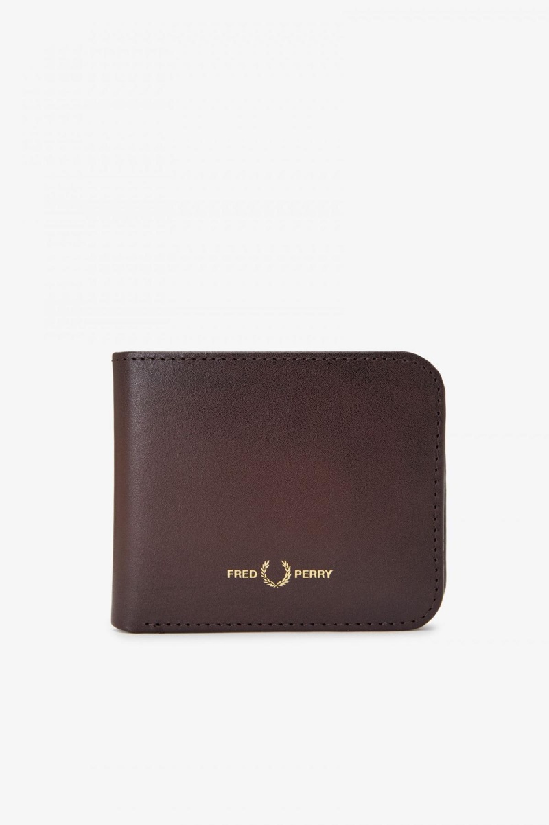 Fred Perry Burnished Leathr Billfold Lommebok Accessories Burnt Tobacco | NOEAH17759