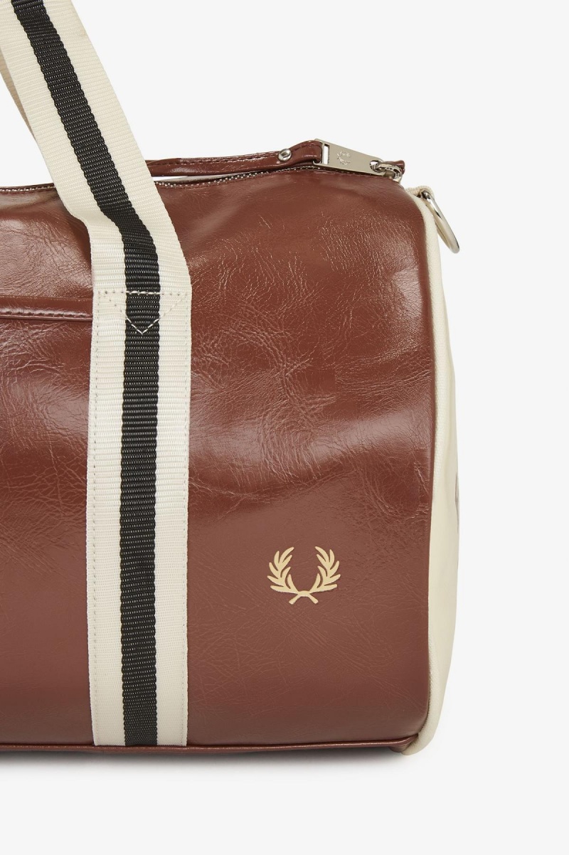 Fred Perry Classic Barrel Veske Accessories Brune | NONEJ94502