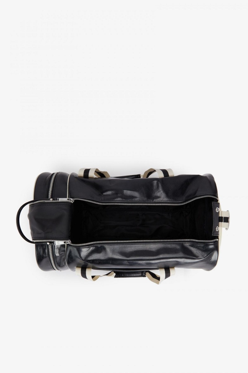 Fred Perry Classic Barrel Veske Accessories Svarte | TNOWZ93387