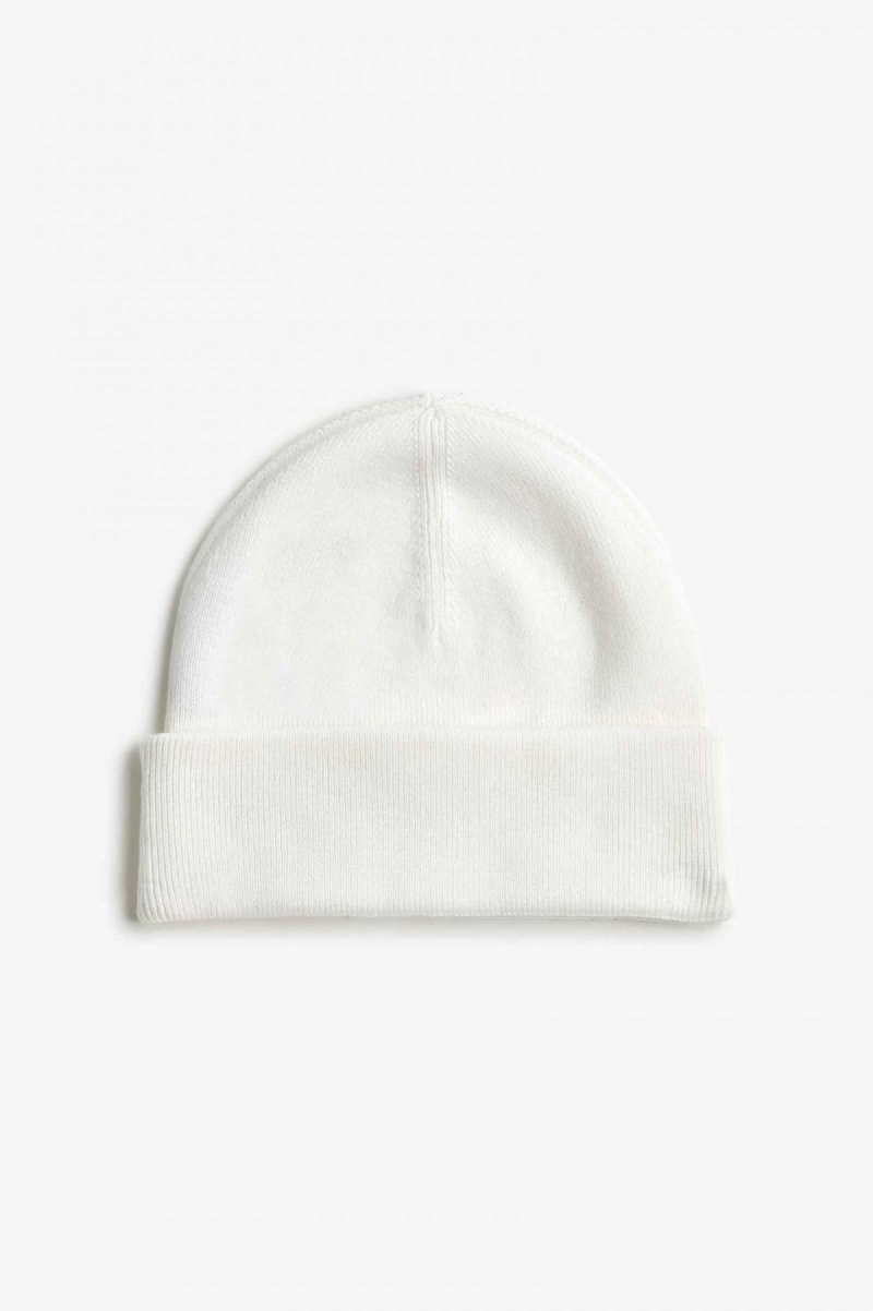 Fred Perry Classic Beanie Accessories Hvite Svarte | QNOUV25134