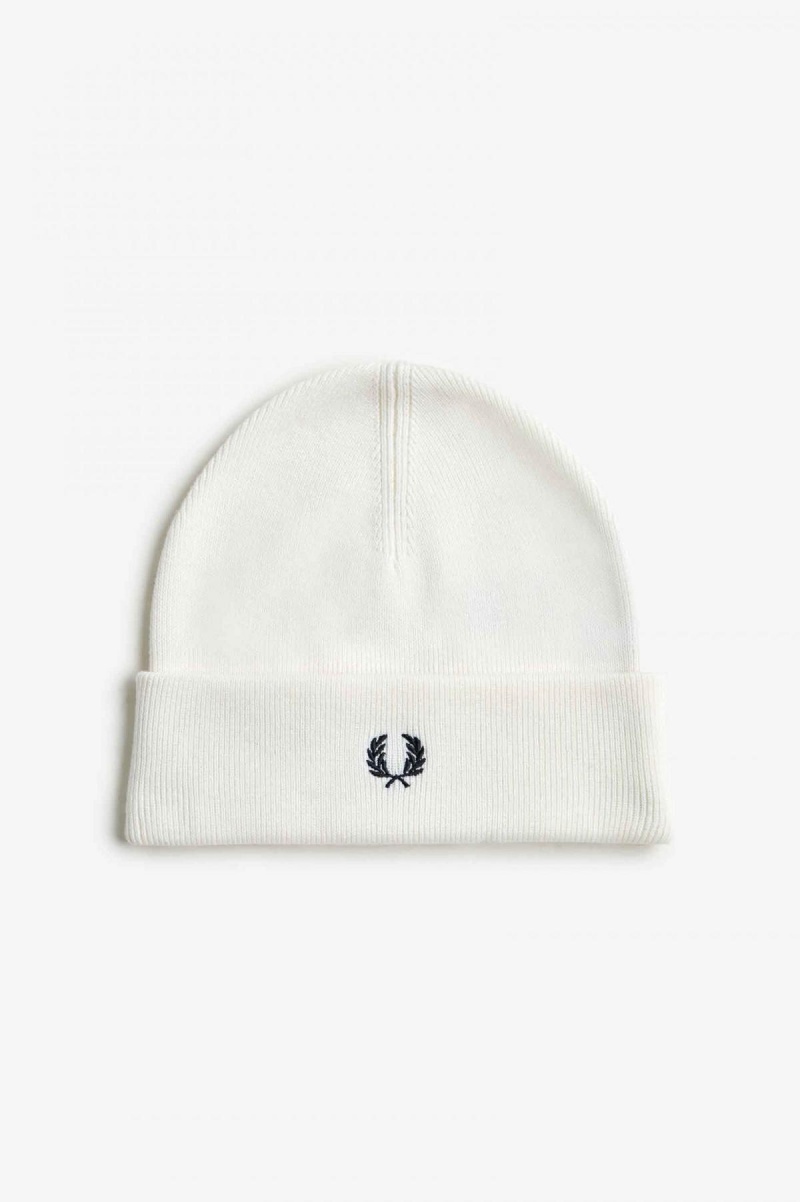 Fred Perry Classic Beanie Accessories Hvite Svarte | QNOUV25134