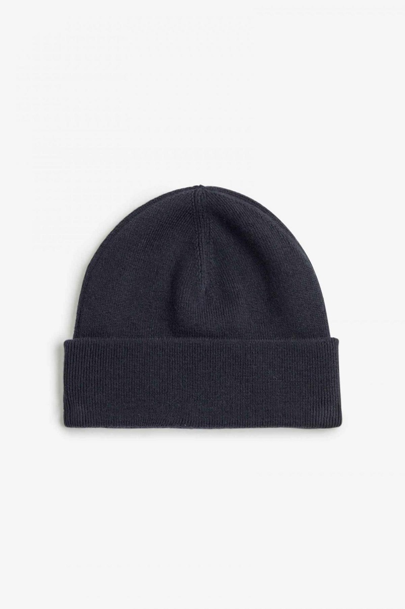 Fred Perry Classic Beanie Accessories Svarte Mørke | ZNONQ18199