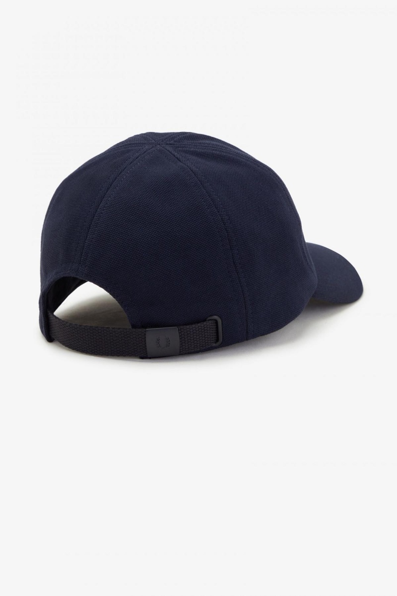 Fred Perry Classic Piqué Cap Accessories Marineblå Mørke | NODYB14593