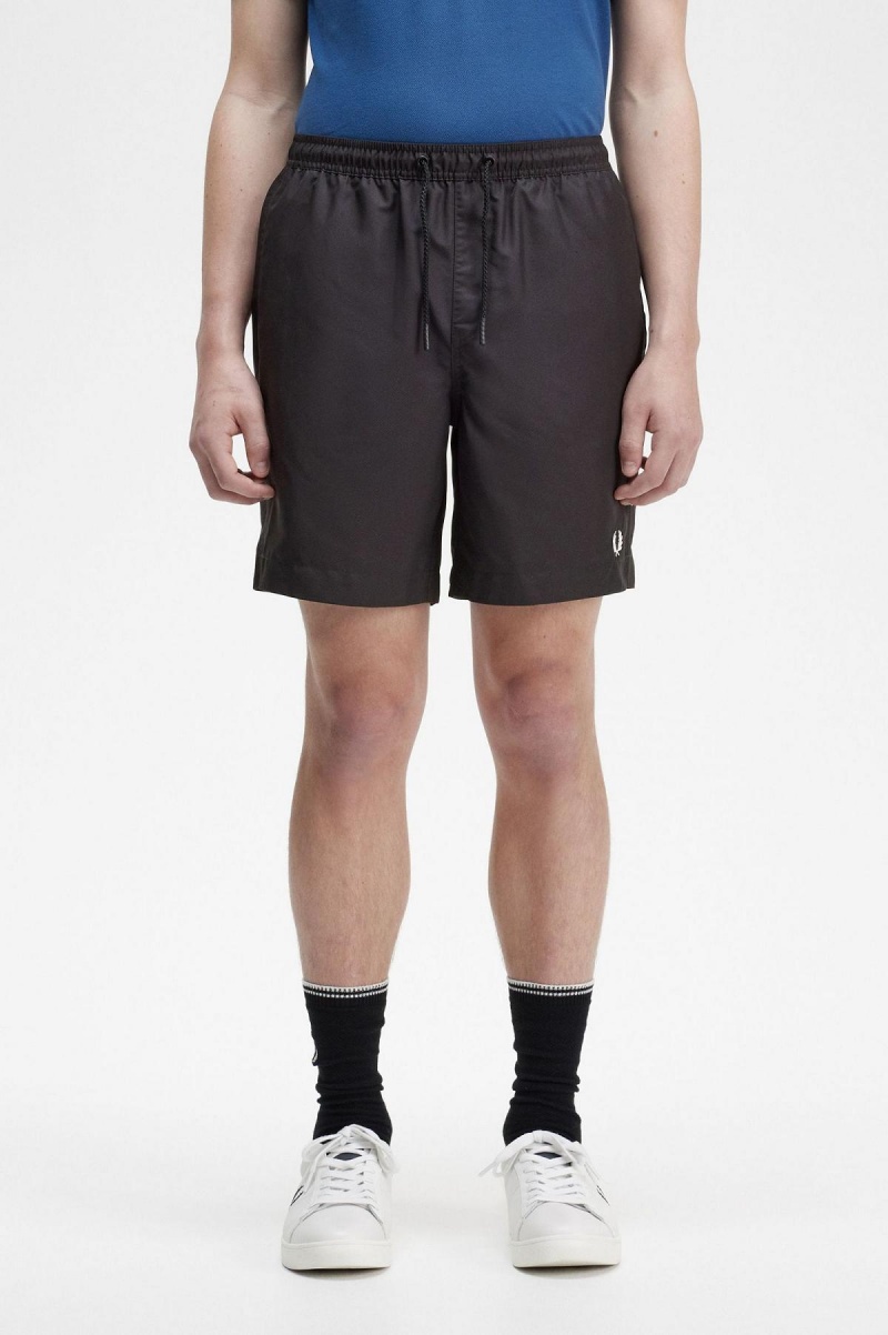 Fred Perry Classic Shorts Herre Svarte | MNOHR48944