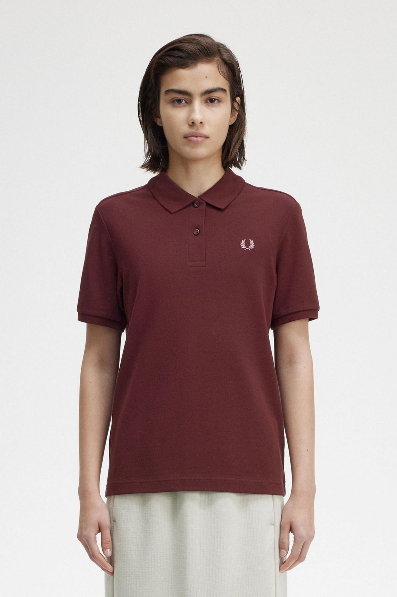 Fred Perry G6000 Polo T Skjorte Dame Rosa Rosa | NOQCS69354