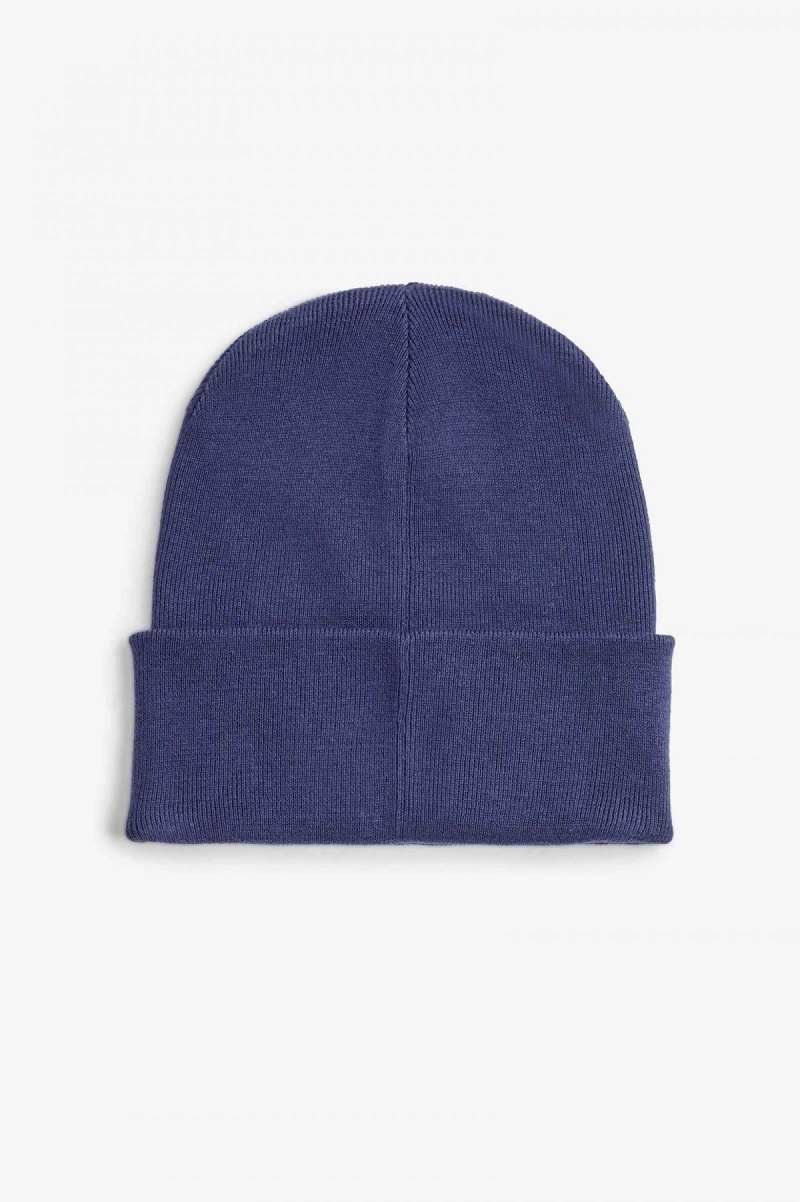 Fred Perry Grafiske Beanie Accessories Marineblå Mørke | NODYB29063