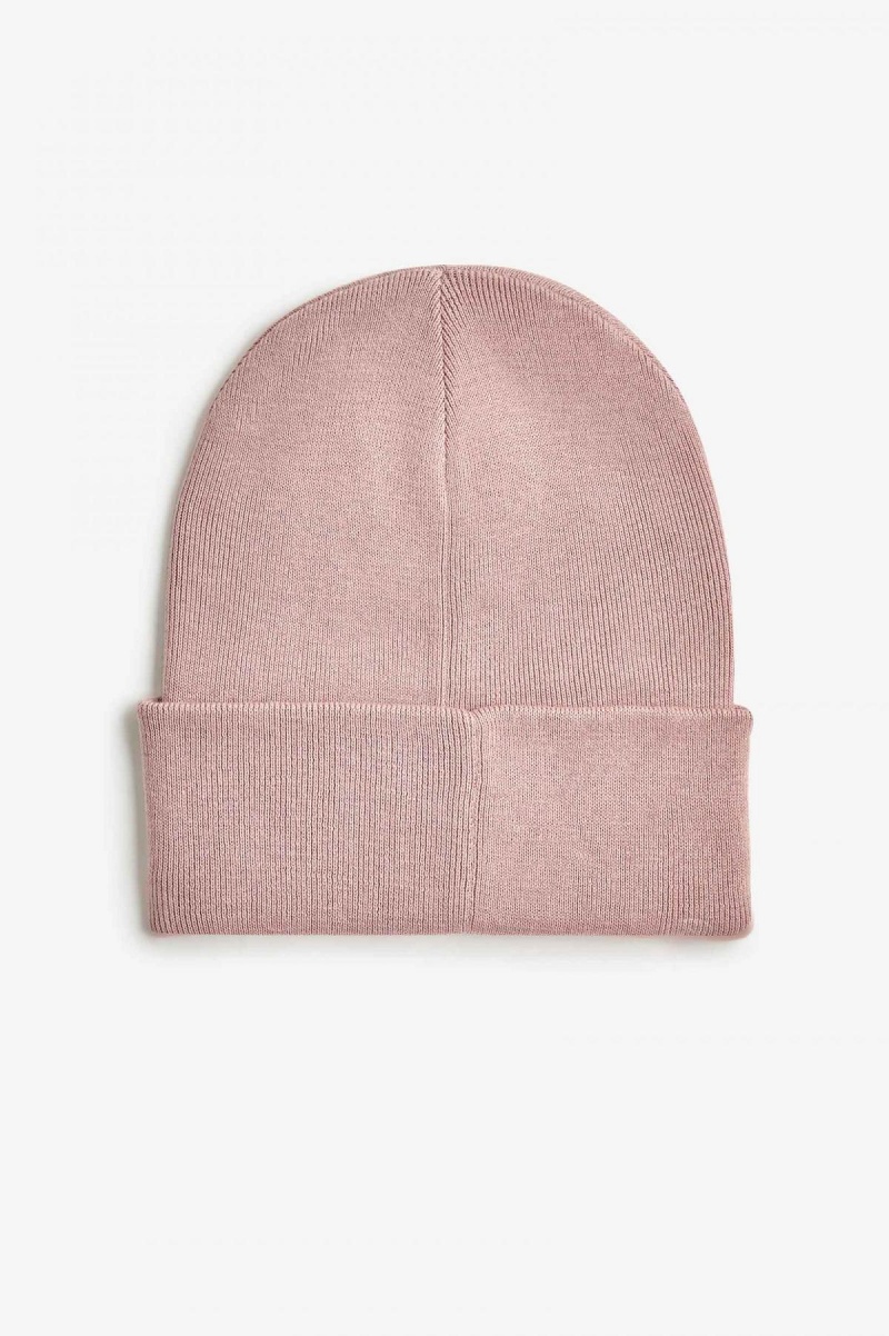 Fred Perry Grafiske Beanie Accessories Rosa Rosa | ZNOMJ27207