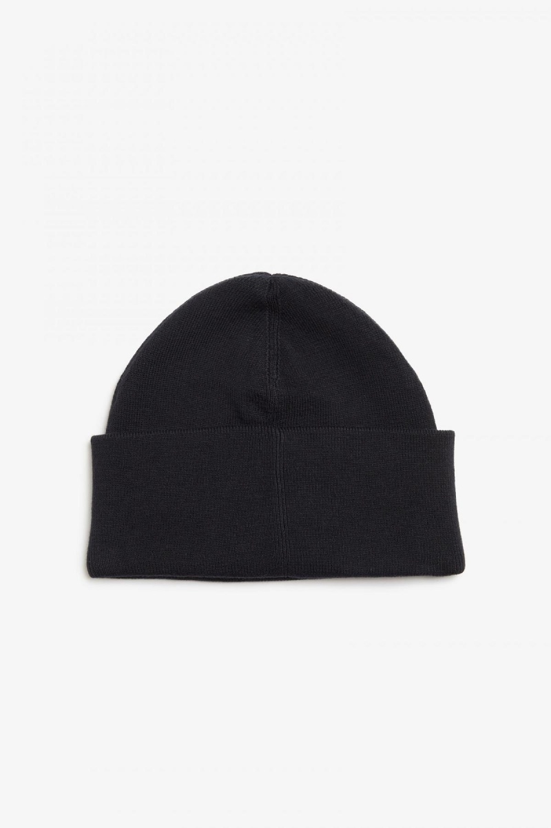 Fred Perry Grafiske Beanie Accessories Svarte | UNOND96024