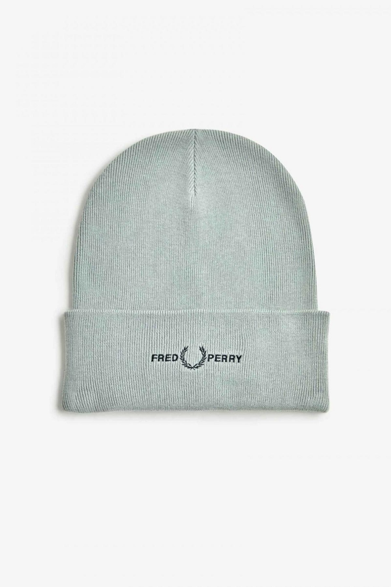 Fred Perry Grafiske Beanie Accessories Svarte | NOJVR37813