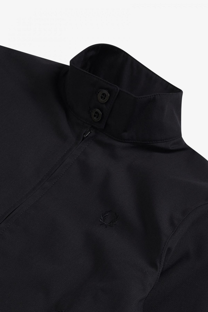 Fred Perry Harrington Frakker Dame Svarte | FNOUI11217