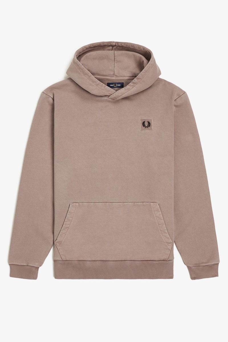 Fred Perry Heavyweight Hette Gensere Herre Mørke Rosa | XNOGW92383