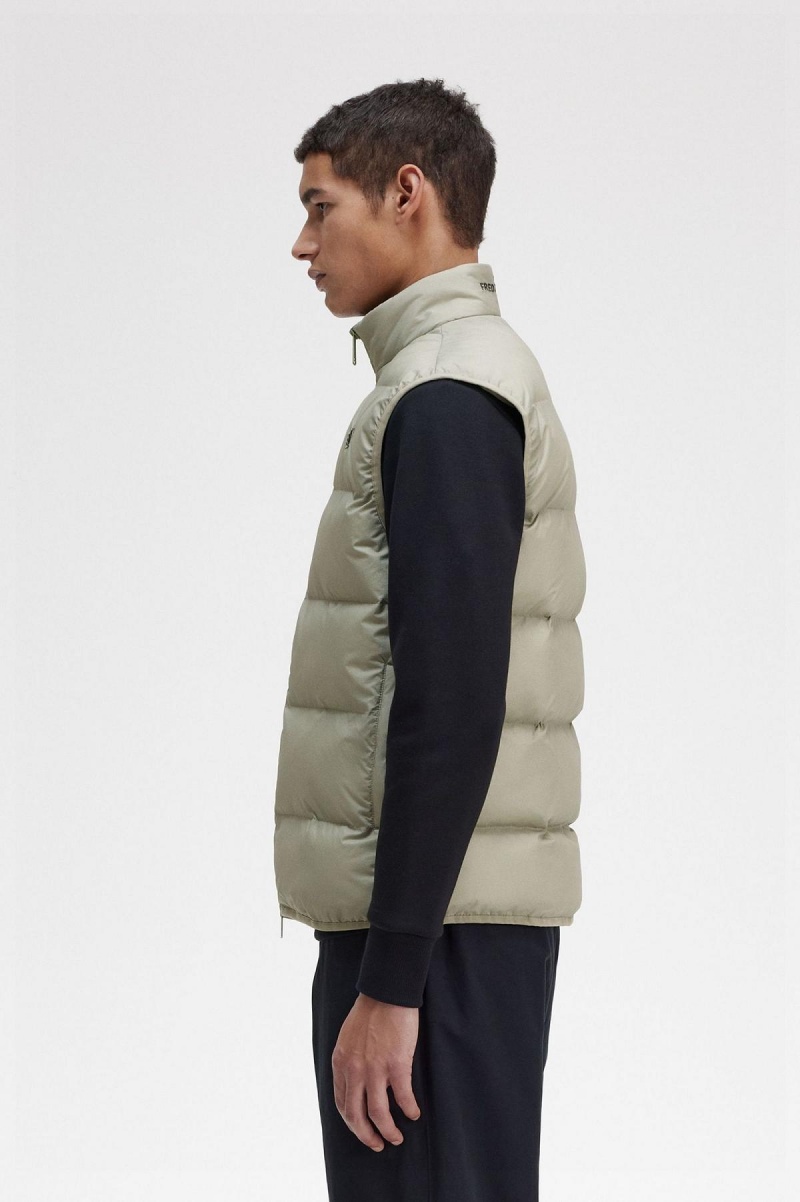 Fred Perry Insulated Gilet Frakker Herre Seagrass | FNOUI96297