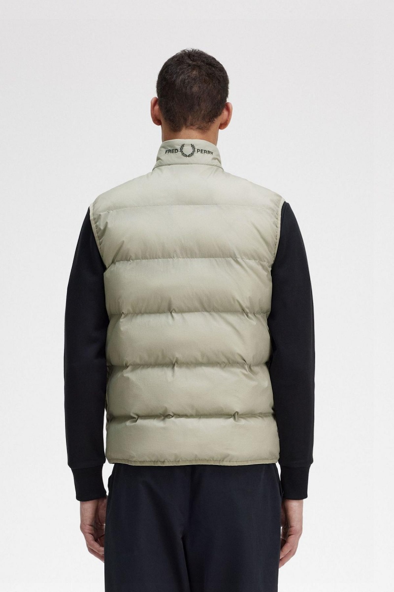 Fred Perry Insulated Gilet Frakker Herre Seagrass | FNOUI96297