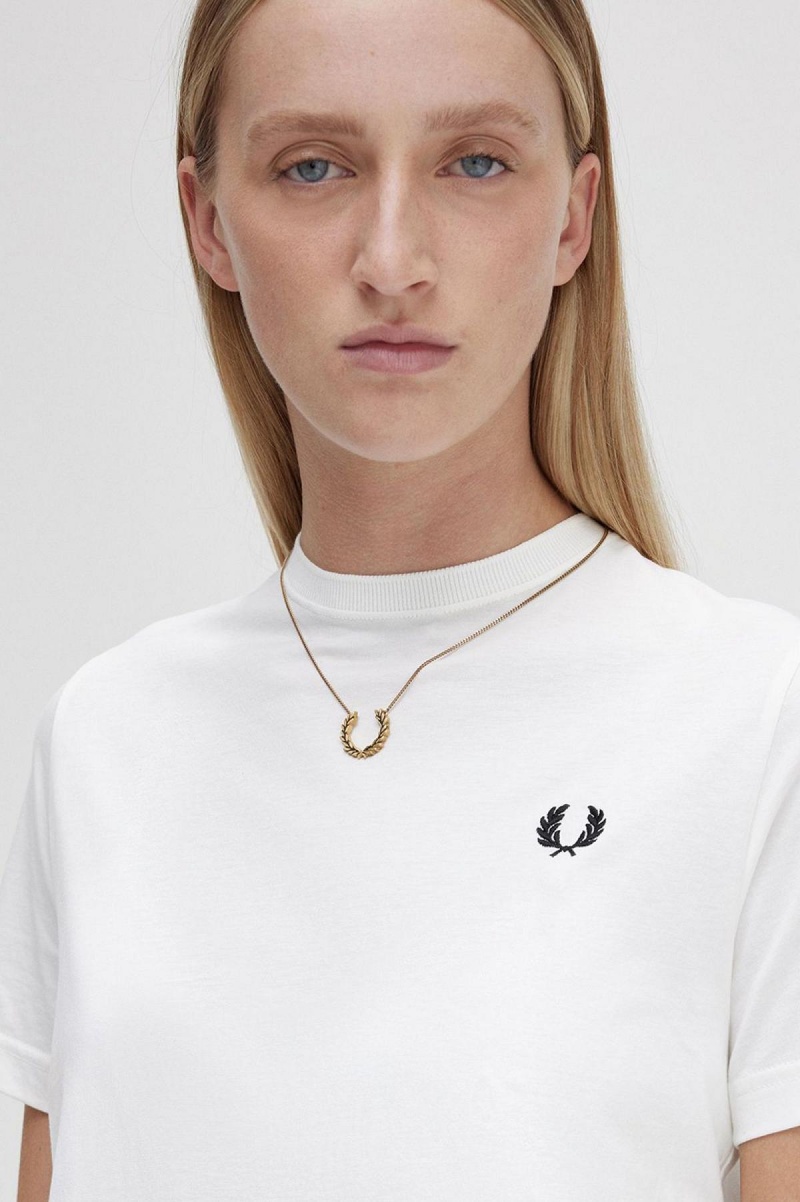 Fred Perry Laurel Wreath Necklace Smykker Accessories Gull | BNOSO63873