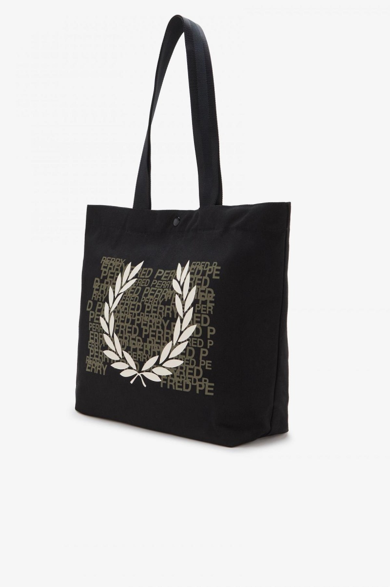 Fred Perry Laurel Wreath Tote Veske Accessories Svarte | BNOSD35688