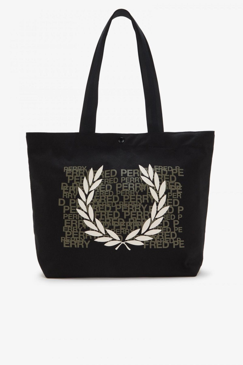 Fred Perry Laurel Wreath Tote Veske Accessories Svarte | BNOSD35688