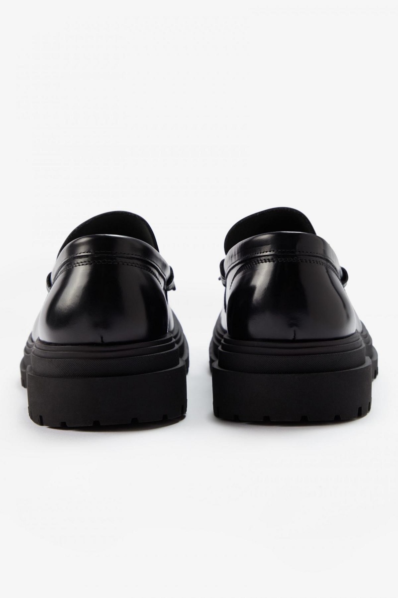 Fred Perry Loafer Sko Dame Svarte | NOEAH36979