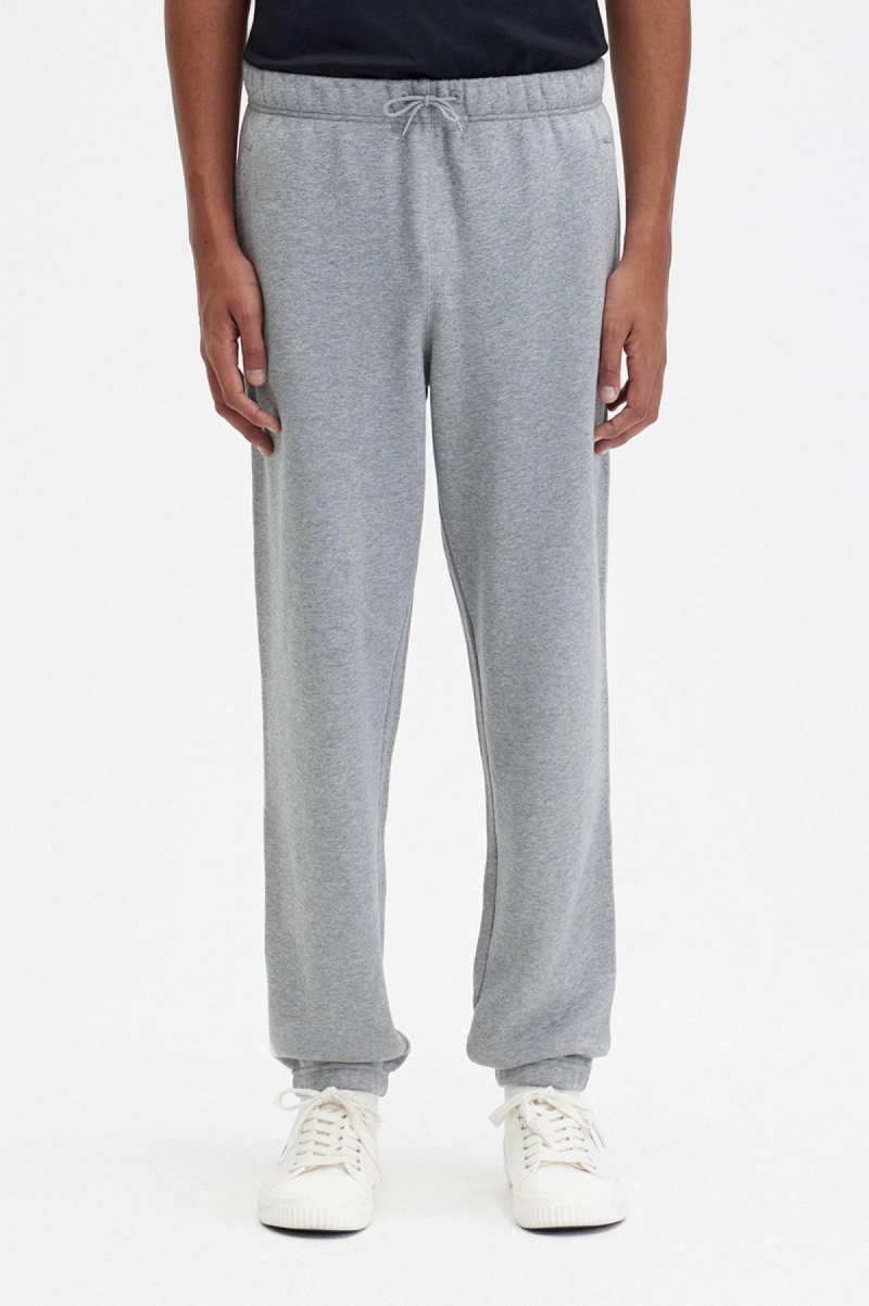 Fred Perry Loopback Sweat Pant Bukser Herre Steel Marl | NONEJ92758