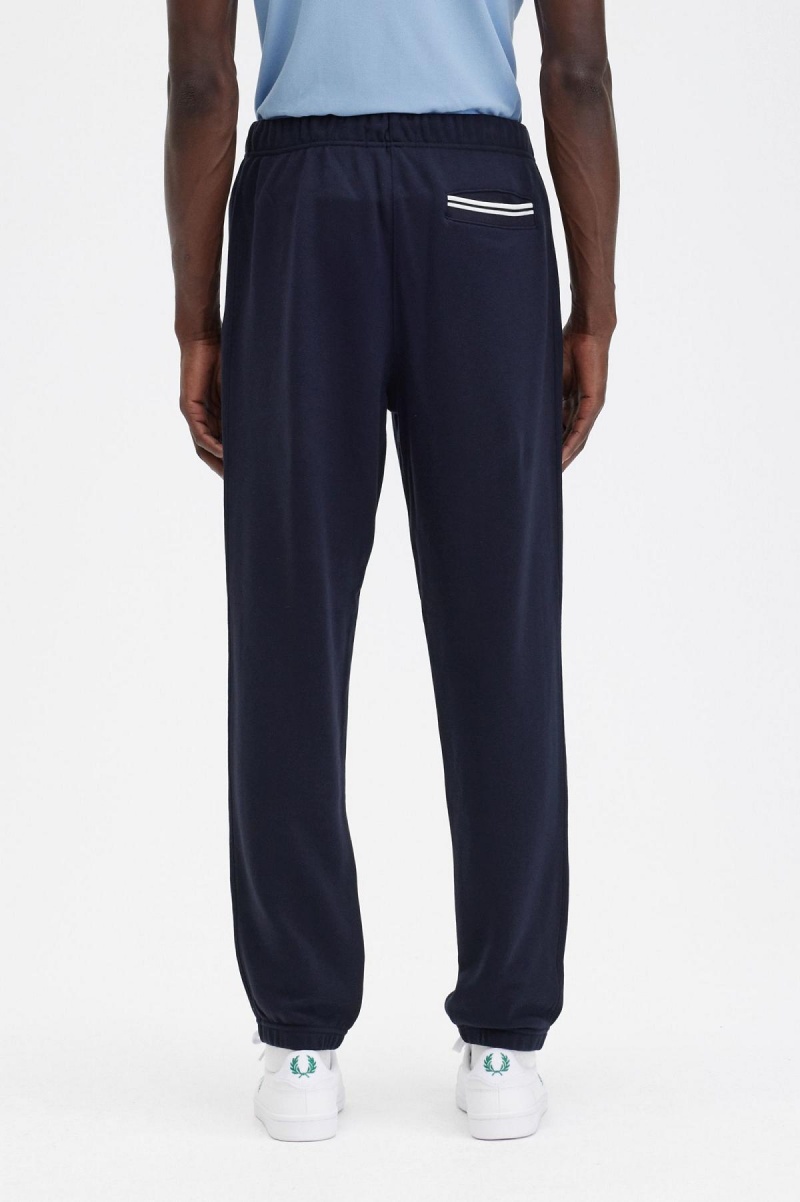 Fred Perry Loopback Sweatpant Bukser Herre Marineblå | MNOHR85785